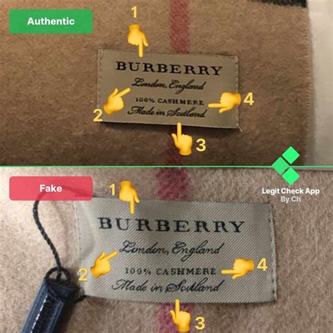 fake scarf burberry|authentic burberry tag.